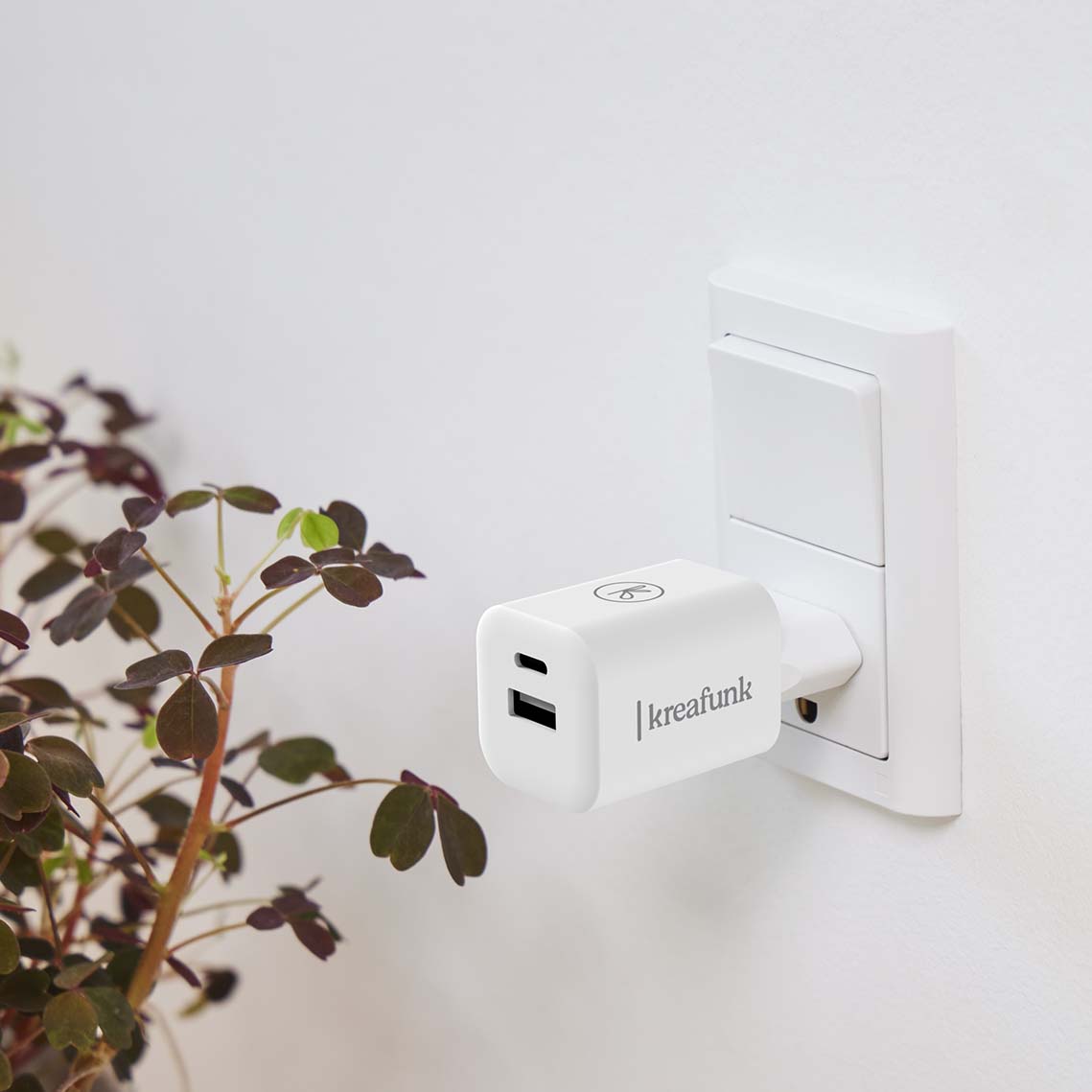 aDAPT USB-oplader - hvid